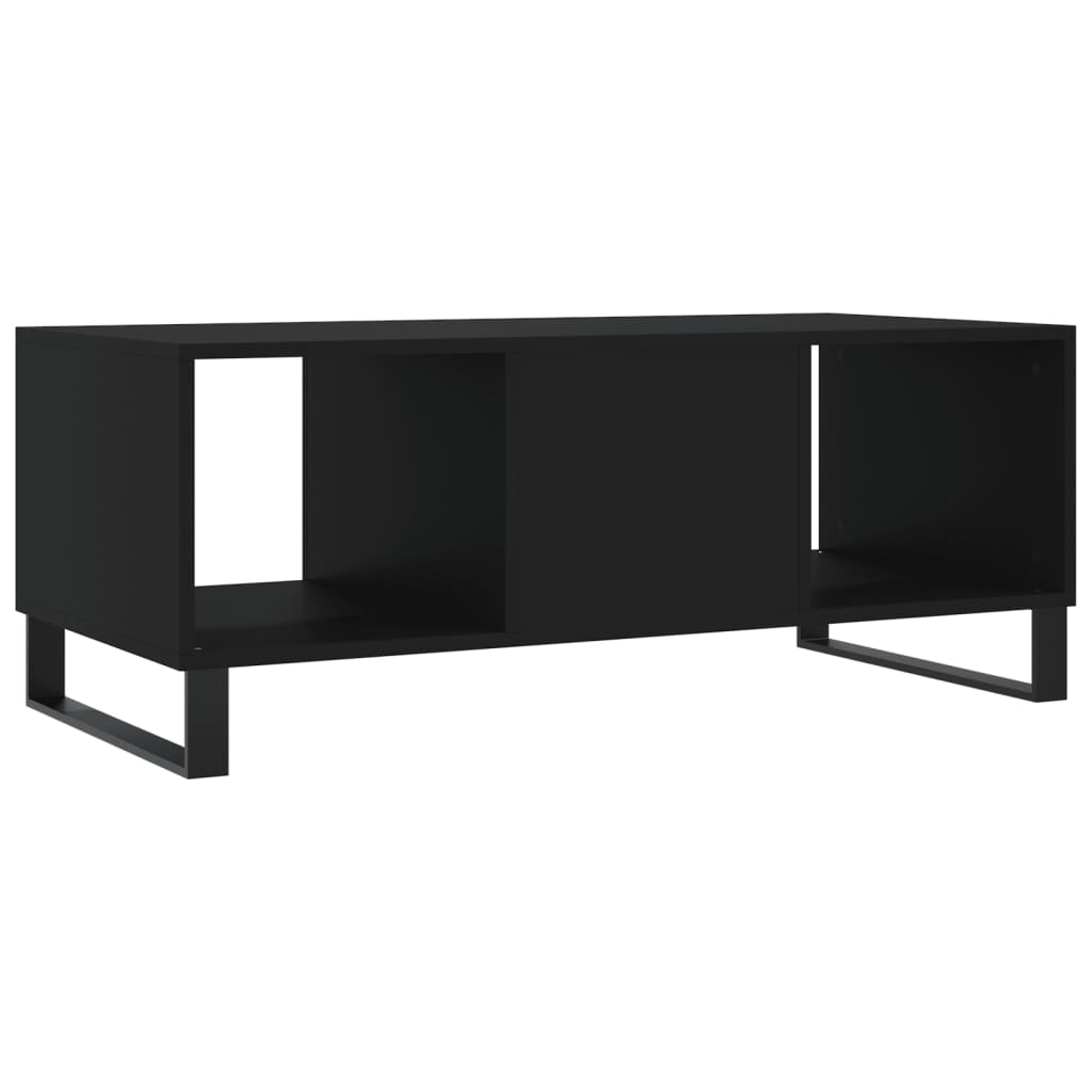 vidaXL Couchtisch Schwarz 102x50x40 cm Holzwerkstoff