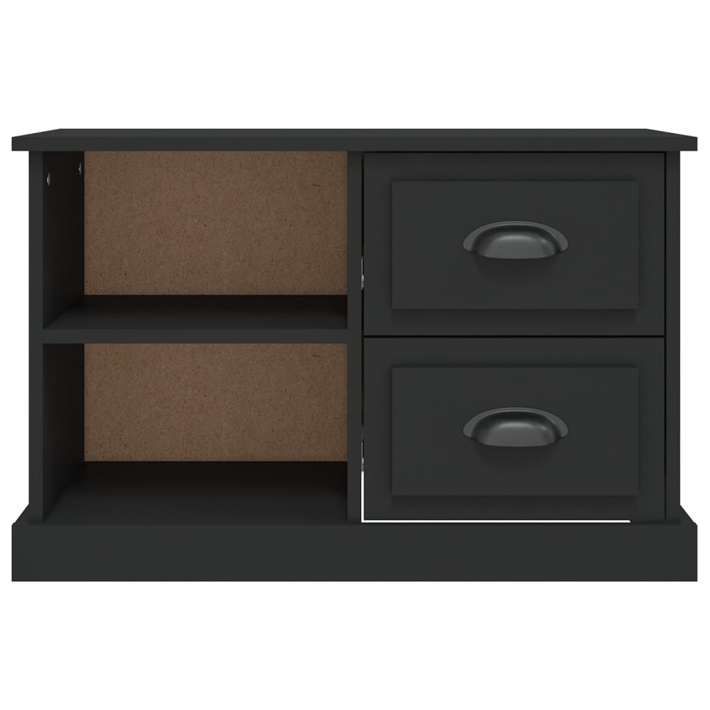 vidaXL TV-Schrank Schwarz 73x35,5x47,5 cm Holzwerkstoff