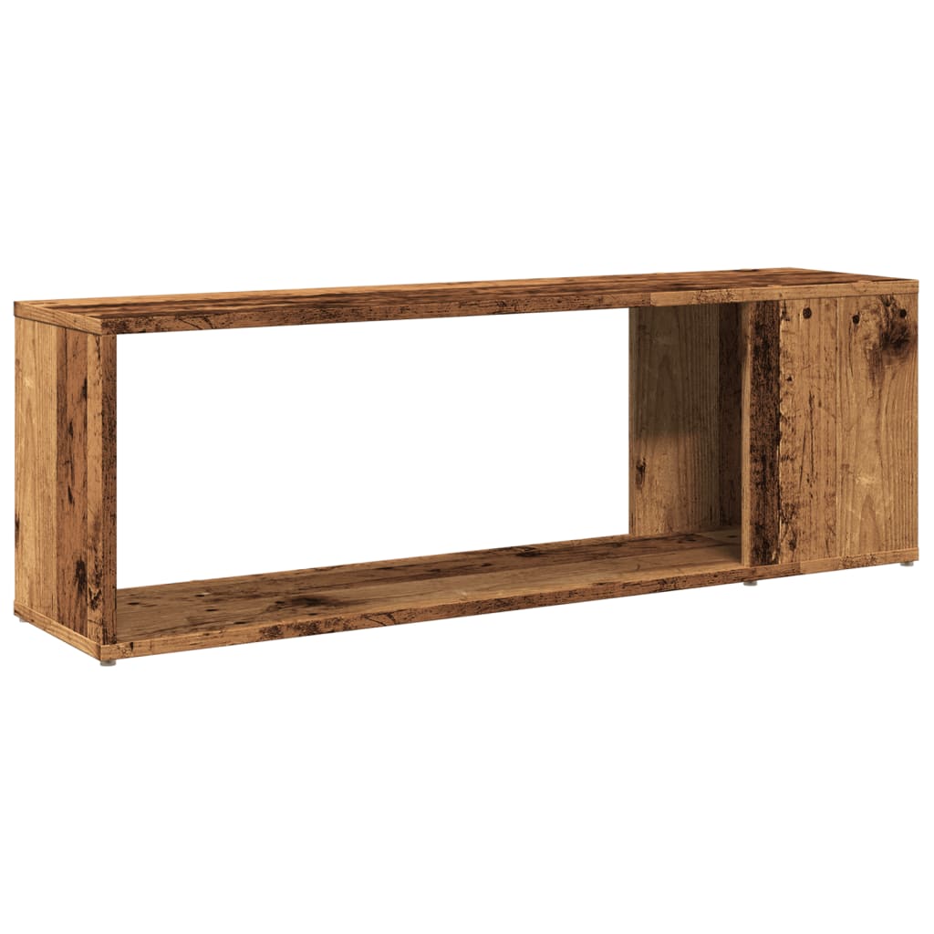 vidaXL TV-Schrank Altholz-Optik 100x24x32 cm Holzwerkstoff