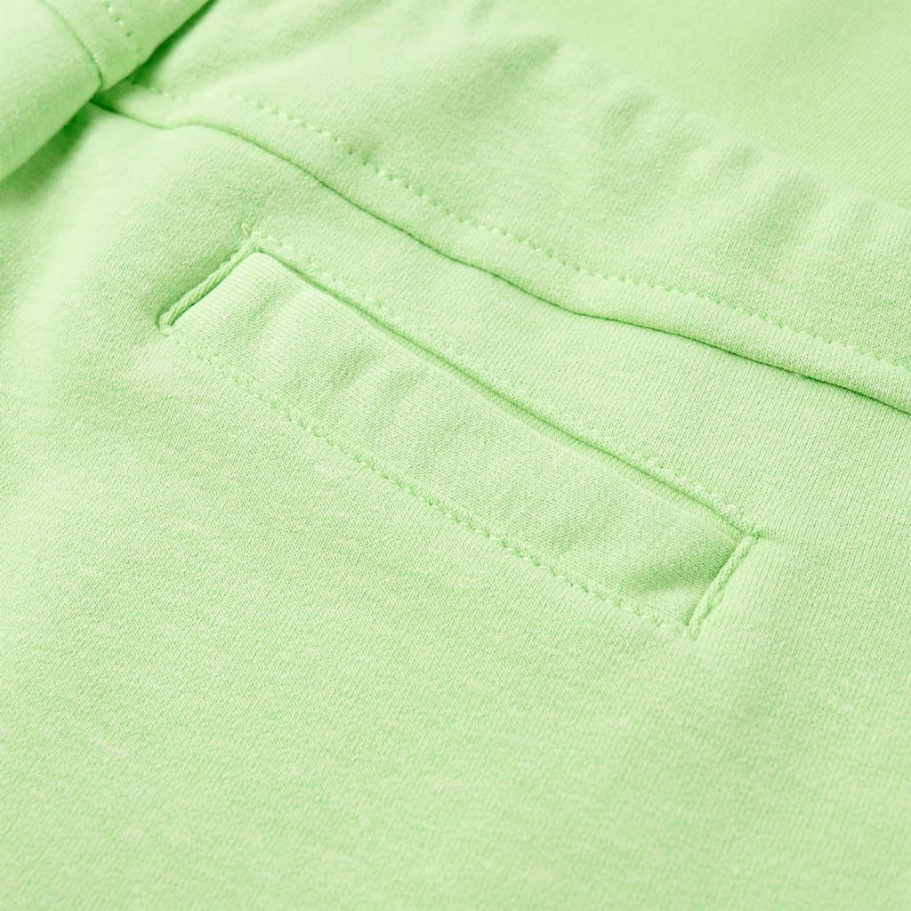 Kindershorts Fluo-Grün 128