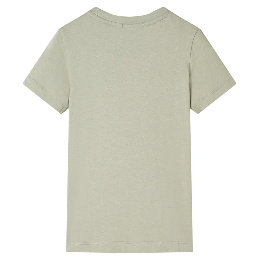 Kinder-T-Shirt Helles Khaki 116