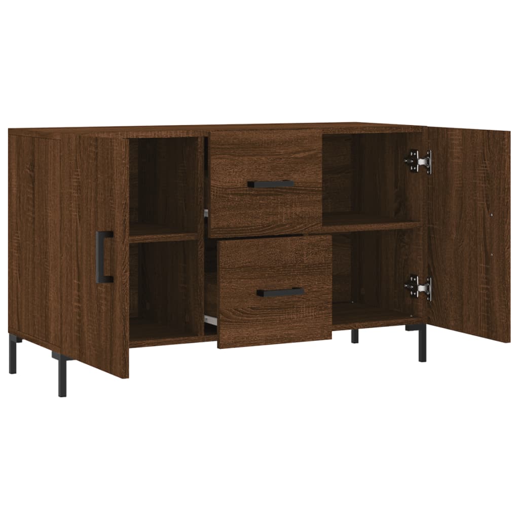 vidaXL Sideboard Braun Eichen-Optik 100x36x60 cm Holzwerkstoff