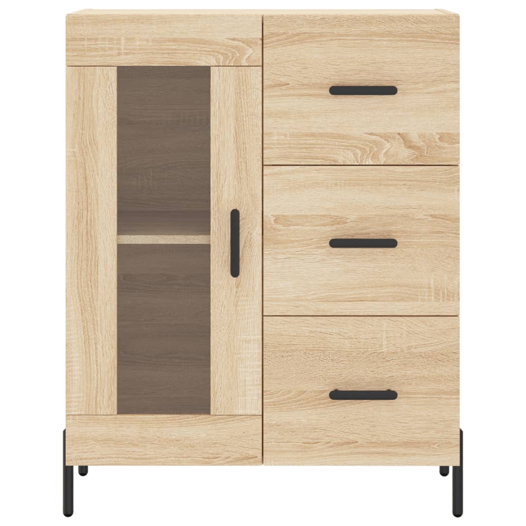 vidaXL Sideboard Sonoma-Eiche 69,5x34x90 cm Holzwerkstoff