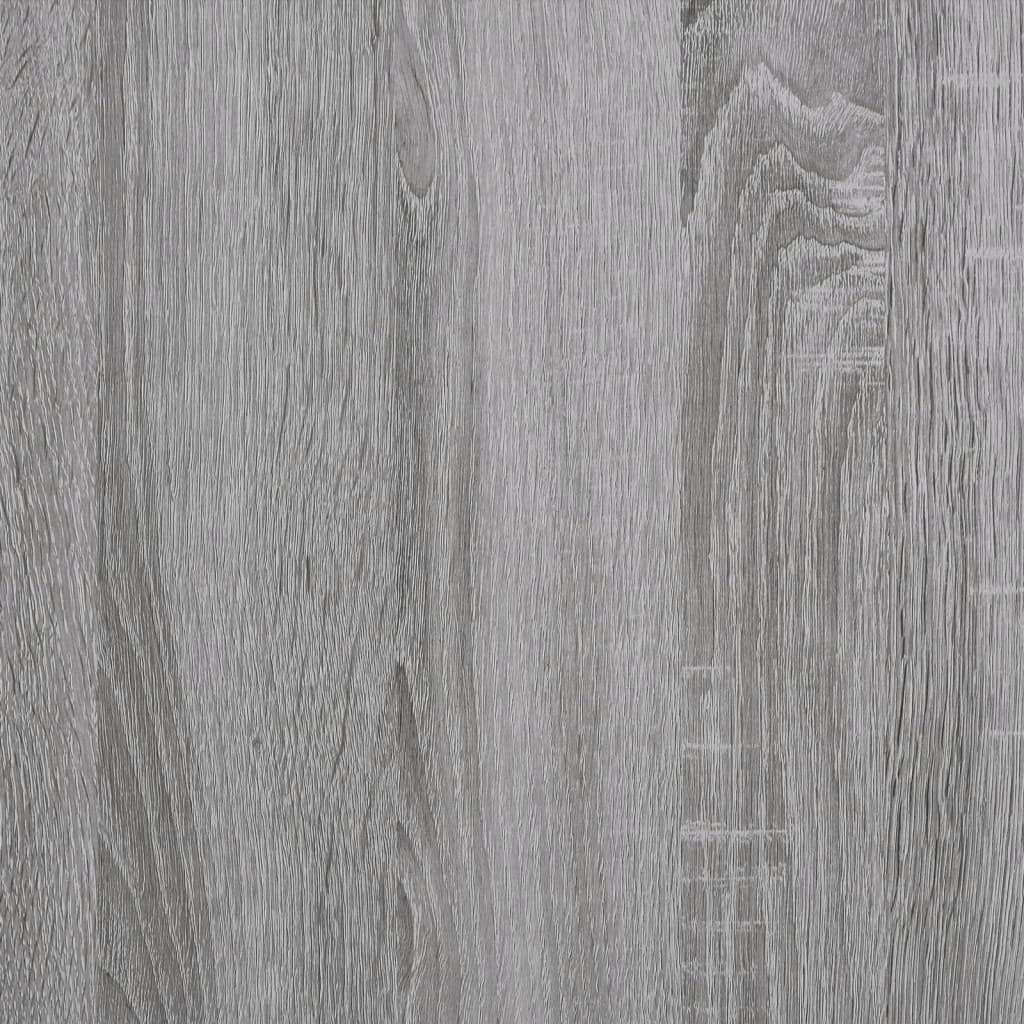 vidaXL Couchtisch Grau Sonoma 80x50x40 cm Holzwerkstoff und Eisen