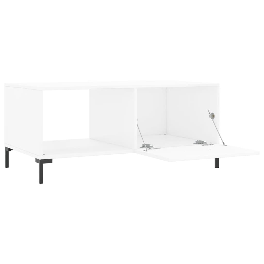 vidaXL Couchtisch Weiß 90x50x40 cm Holzwerkstoff