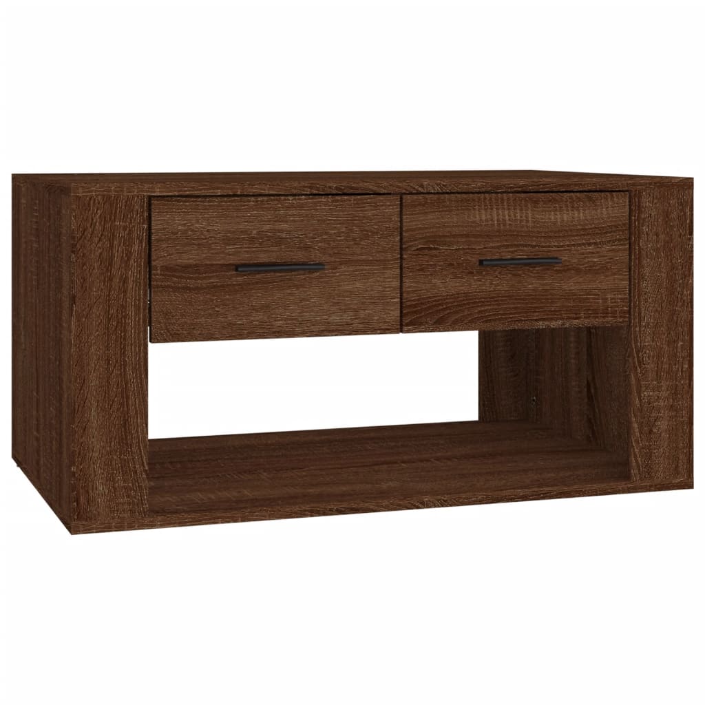 vidaXL Couchtisch Braun Eichen-Optik 80x50x40 cm Holzwerkstoff