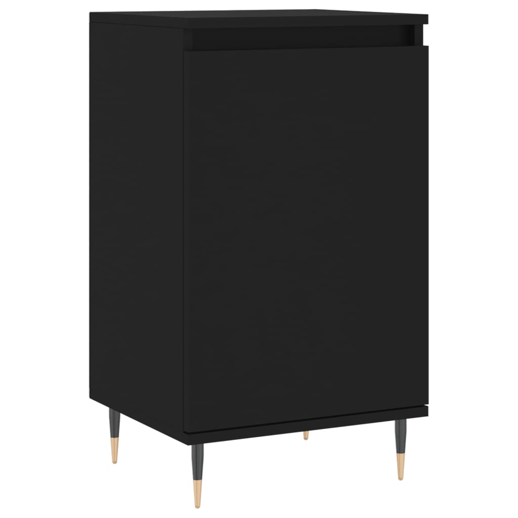 vidaXL Sideboards 2 Stk. Schwarz 40x35x70 cm Holzwerkstoff