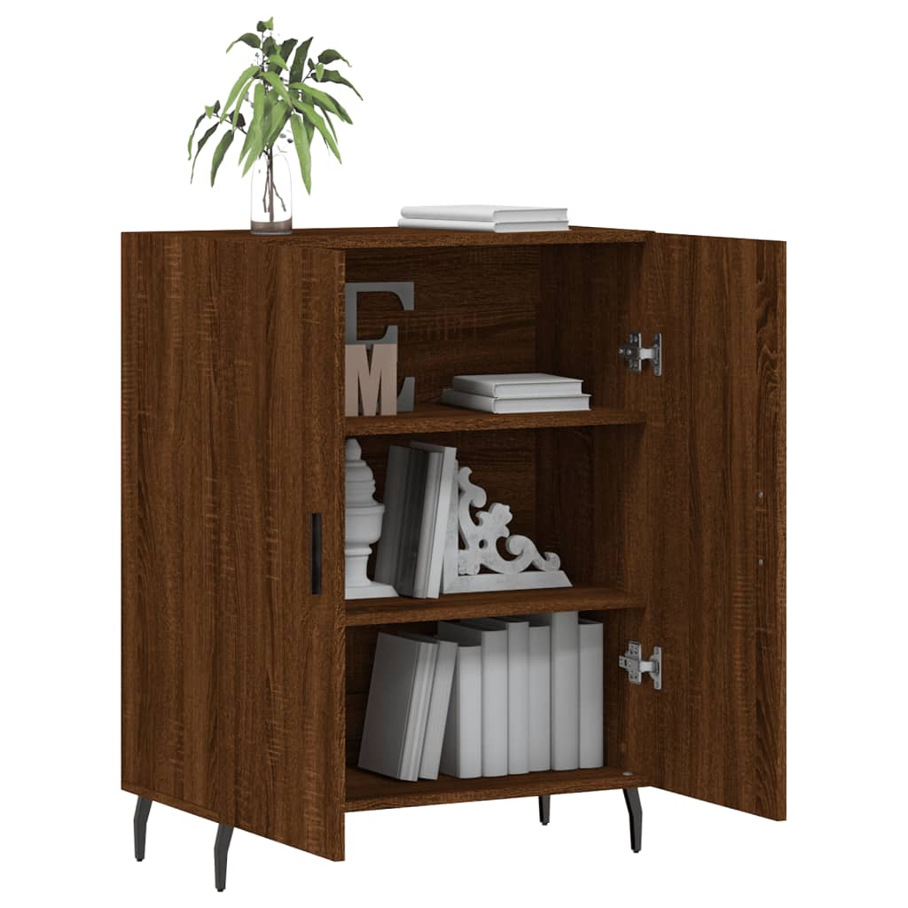 vidaXL Sideboard Braun Eichen-Optik 69,5x34x90 cm Holzwerkstoff