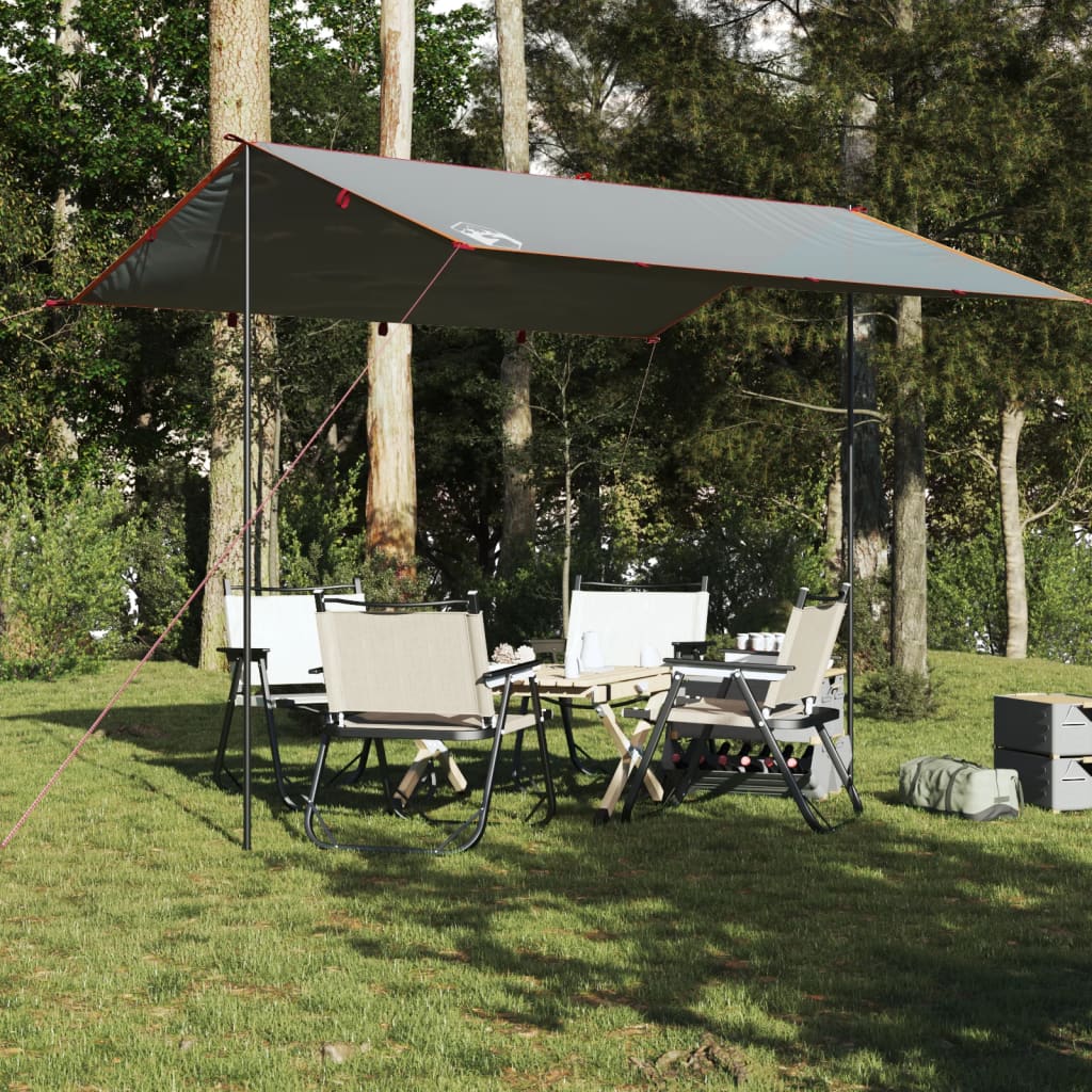 vidaXL Tarp Grau und Orange 360x294 cm Wasserdicht