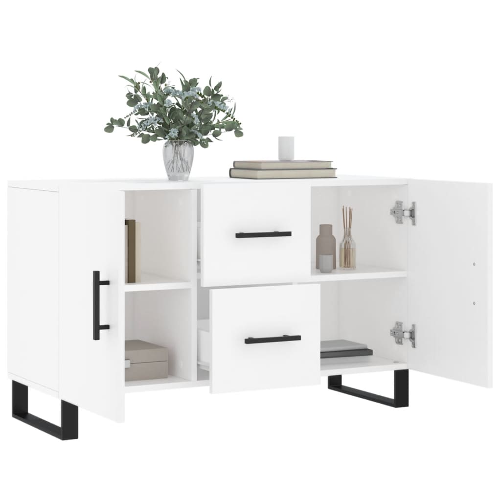 vidaXL Sideboard Weiß 100x36x60 cm Holzwerkstoff