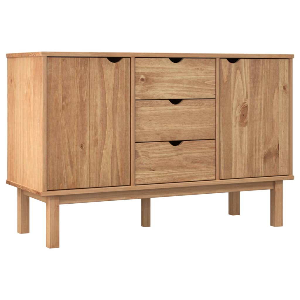 vidaXL Sideboard OTTA 113,5x43x73 cm Massivholz Kiefer