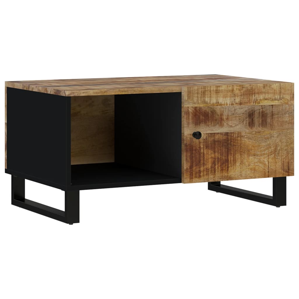 vidaXL Couchtisch 80x50x40 cm Massivholz Mango & Holzwerkstoff