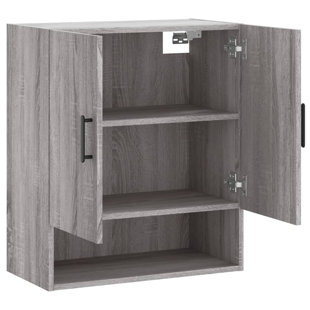 vidaXL Wandschrank Grau Sonoma 60x31x70 cm Holzwerkstoff