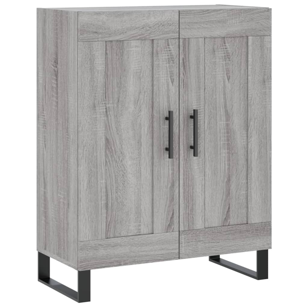 vidaXL Highboard Grau Sonoma 69,5x34x180 cm Holzwerkstoff