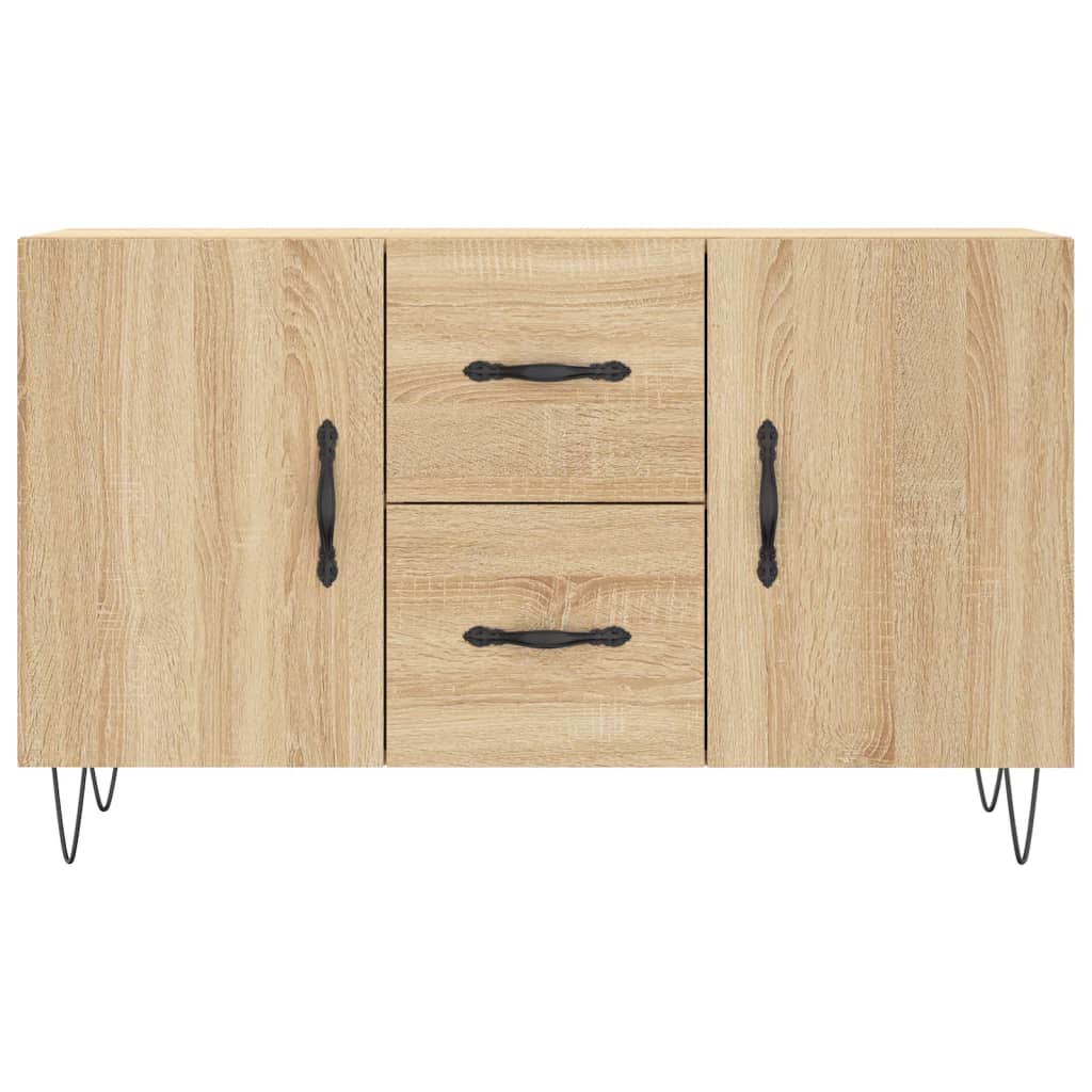 vidaXL Sideboard Sonoma-Eiche 100x36x60 cm Holzwerkstoff