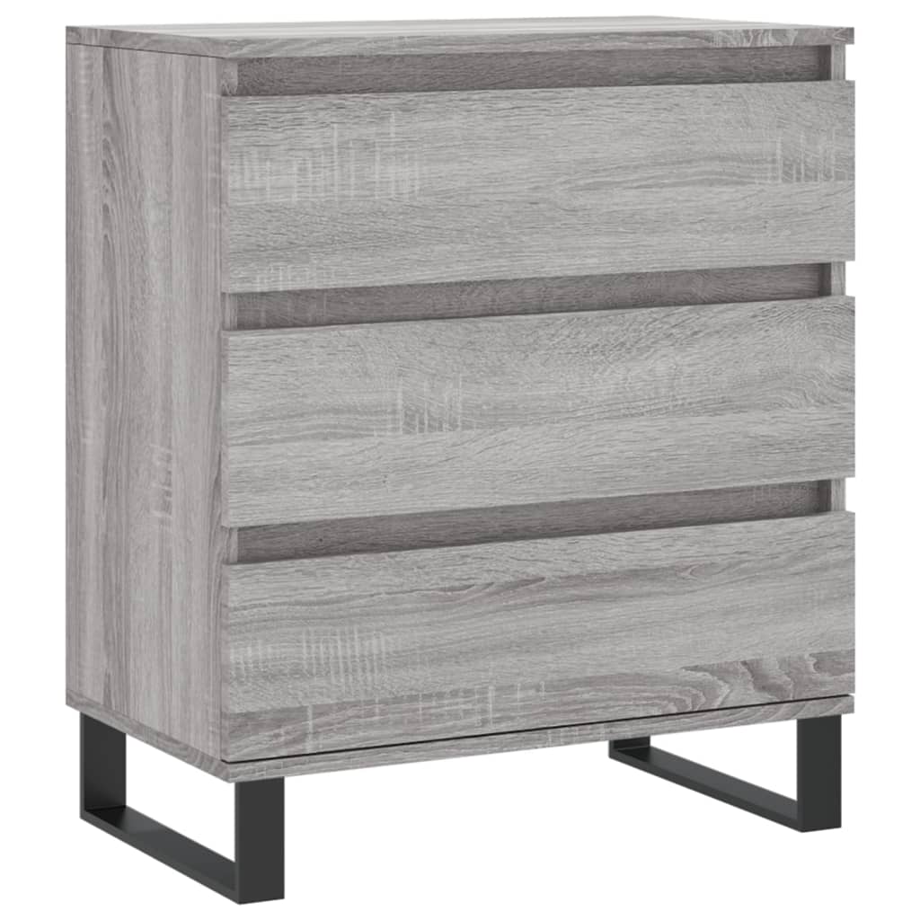 vidaXL Sideboard Grau Sonoma 60x35x70 cm Holzwerkstoff