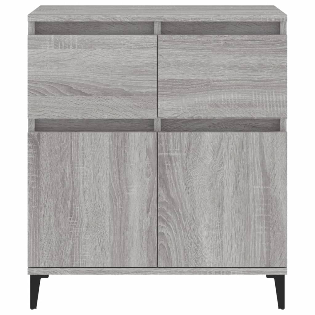 vidaXL Sideboard Grau Sonoma 60x35x70 cm Holzwerkstoff