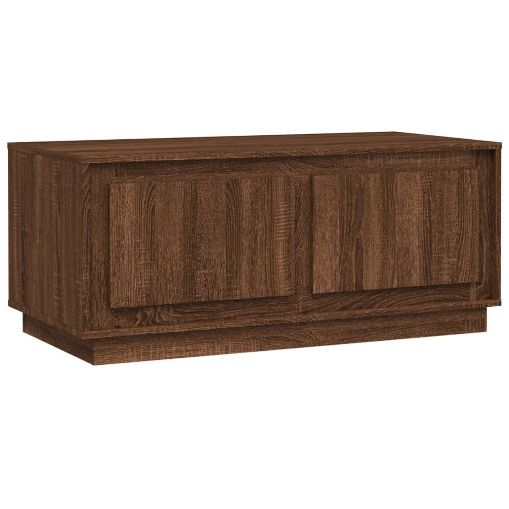 vidaXL Couchtisch Braun Eichen-Optik 102x50x44 cm Holzwerkstoff