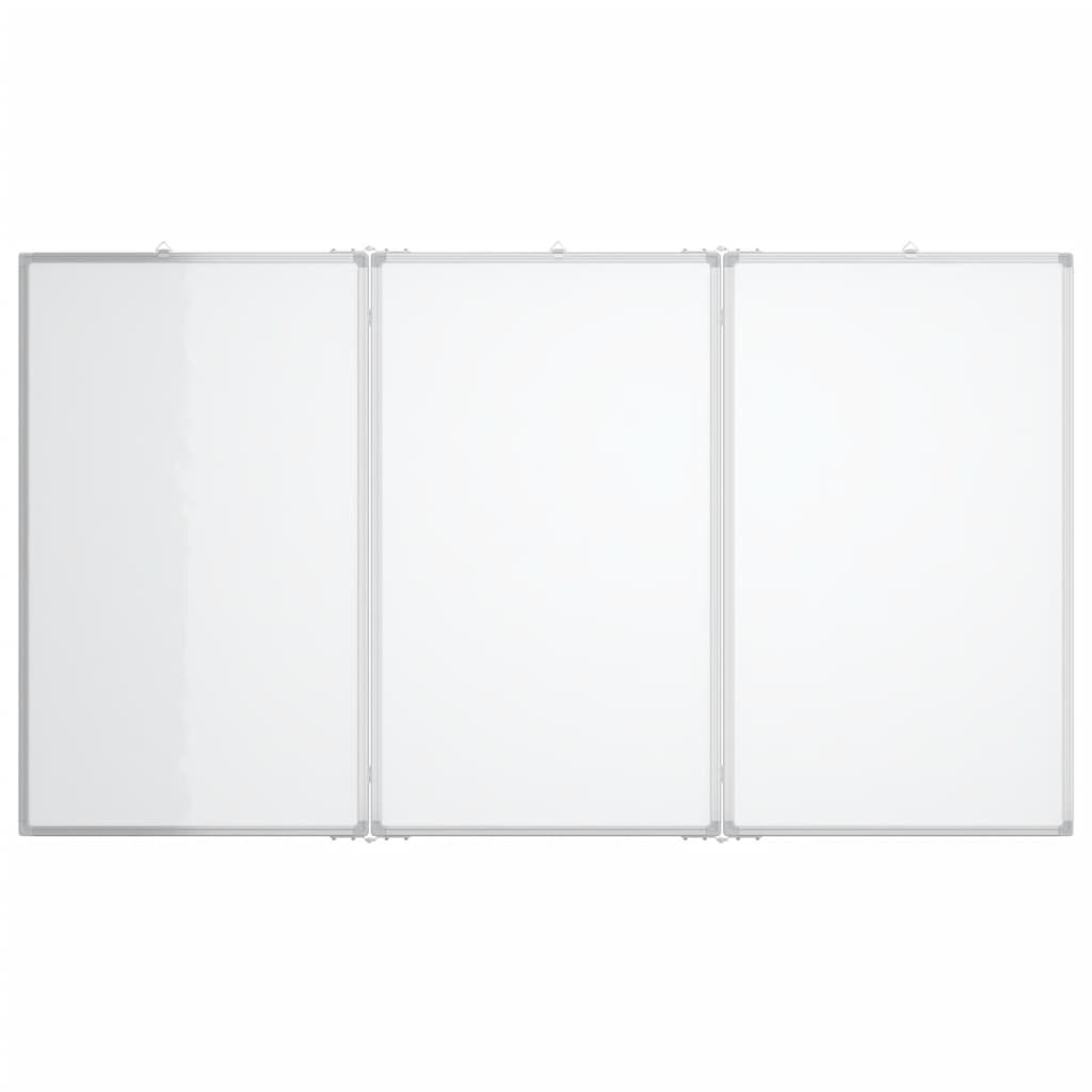 vidaXL Magnetisches Whiteboard Klappbar 120x100x1,7 cm Aluminium