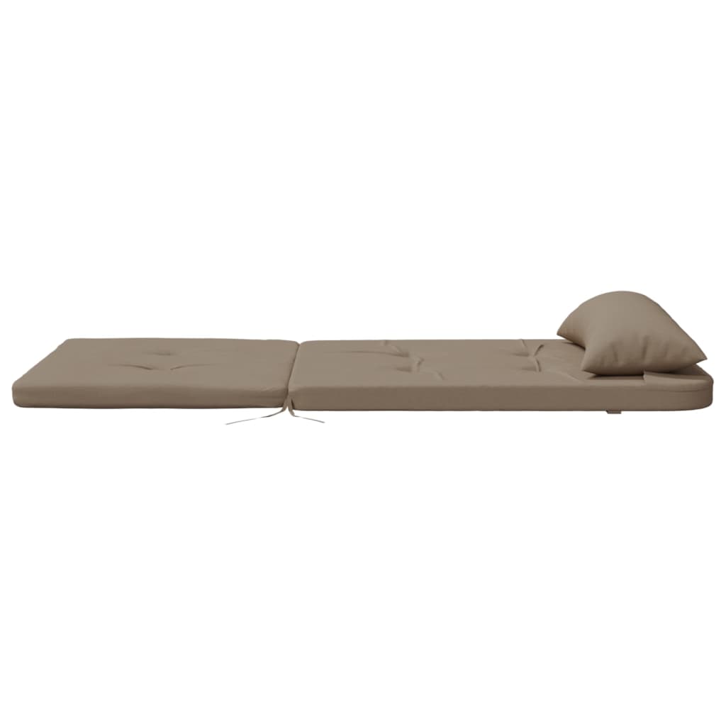 vidaXL Adirondack-Auflagen 2 Stk. Taupe Oxford-Gewebe