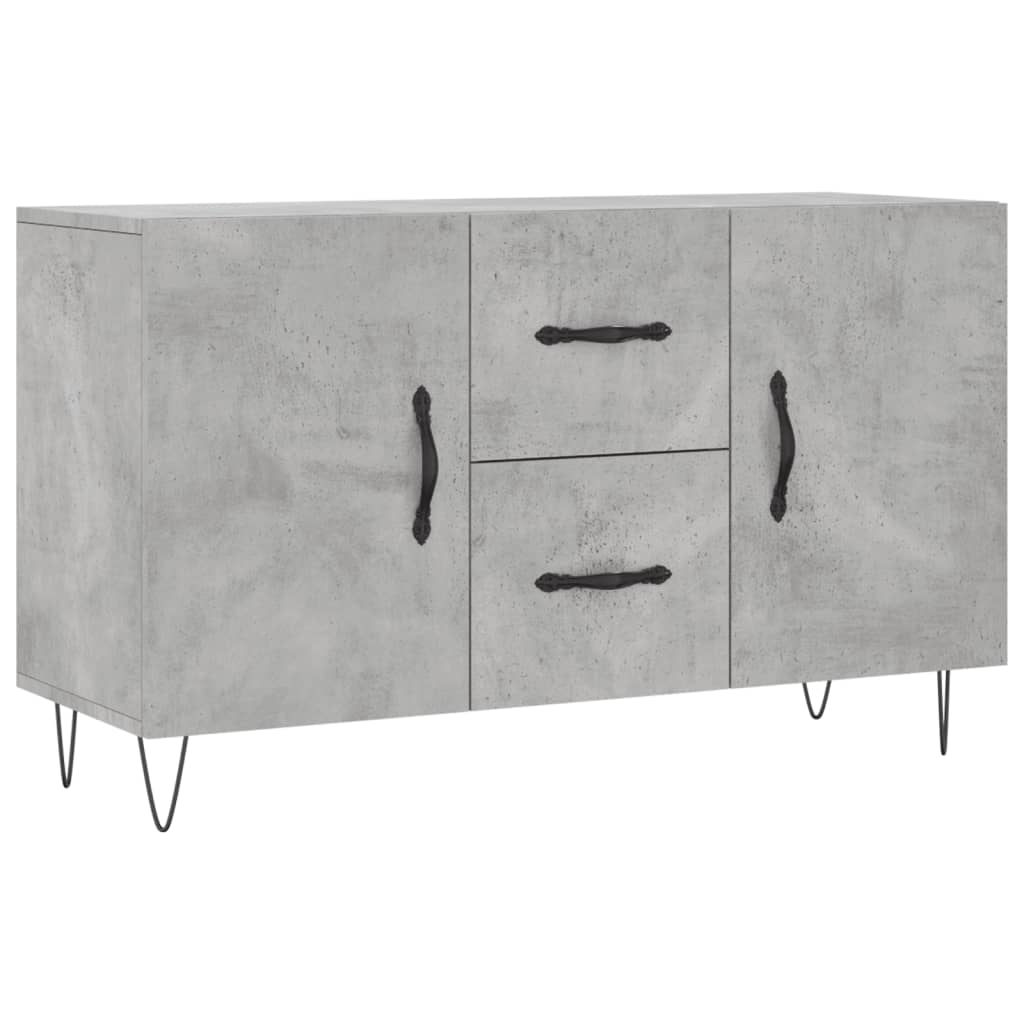 vidaXL Sideboard Betongrau 100x36x60 cm Holzwerkstoff