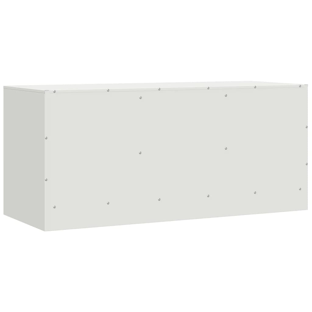 vidaXL TV-Schrank Weiß 99x39x44 cm Stahl