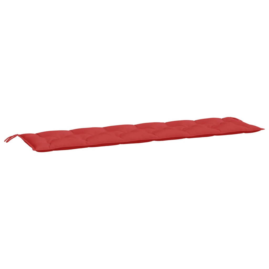 vidaXL Gartenbank-Auflage Rot 200x50x7 cm Oxford-Gewebe