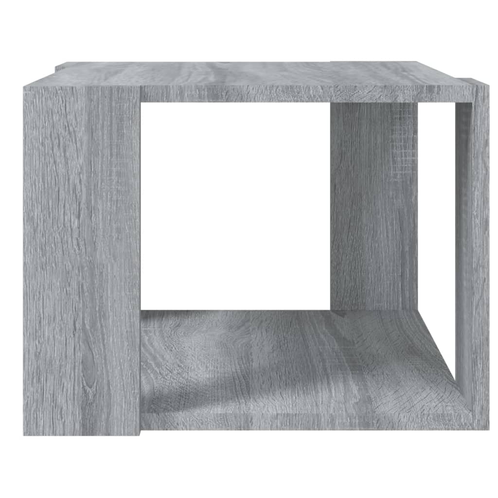 vidaXL Couchtisch Grau Sonoma 40x40x30 cm Holzwerkstoff