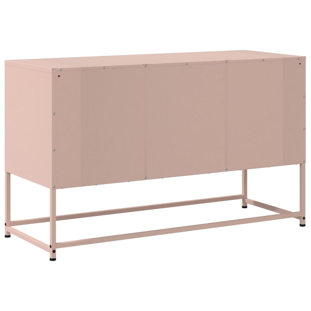 vidaXL TV-Schrank Rosa 100,5x39x60,5 cm Stahl