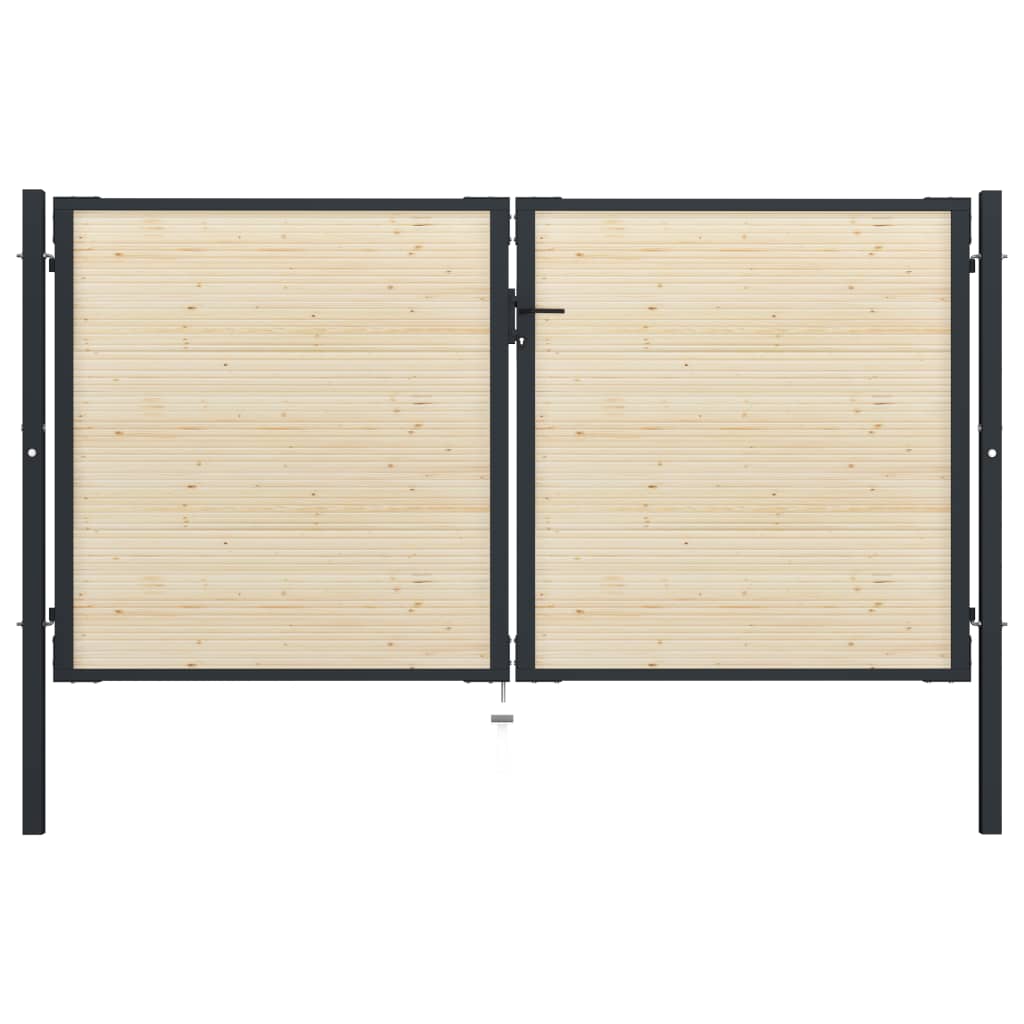 vidaXL Zaunlatten 40 Stk. 134 cm Massivholz Fichte