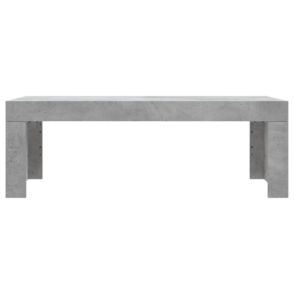 vidaXL Couchtisch Betongrau 102x50x36 cm Holzwerkstoff