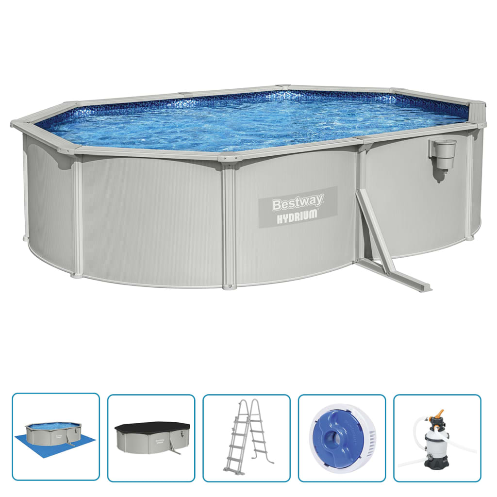 Bestway Hydrium Swimmingpool-Set 500x360x120 cm