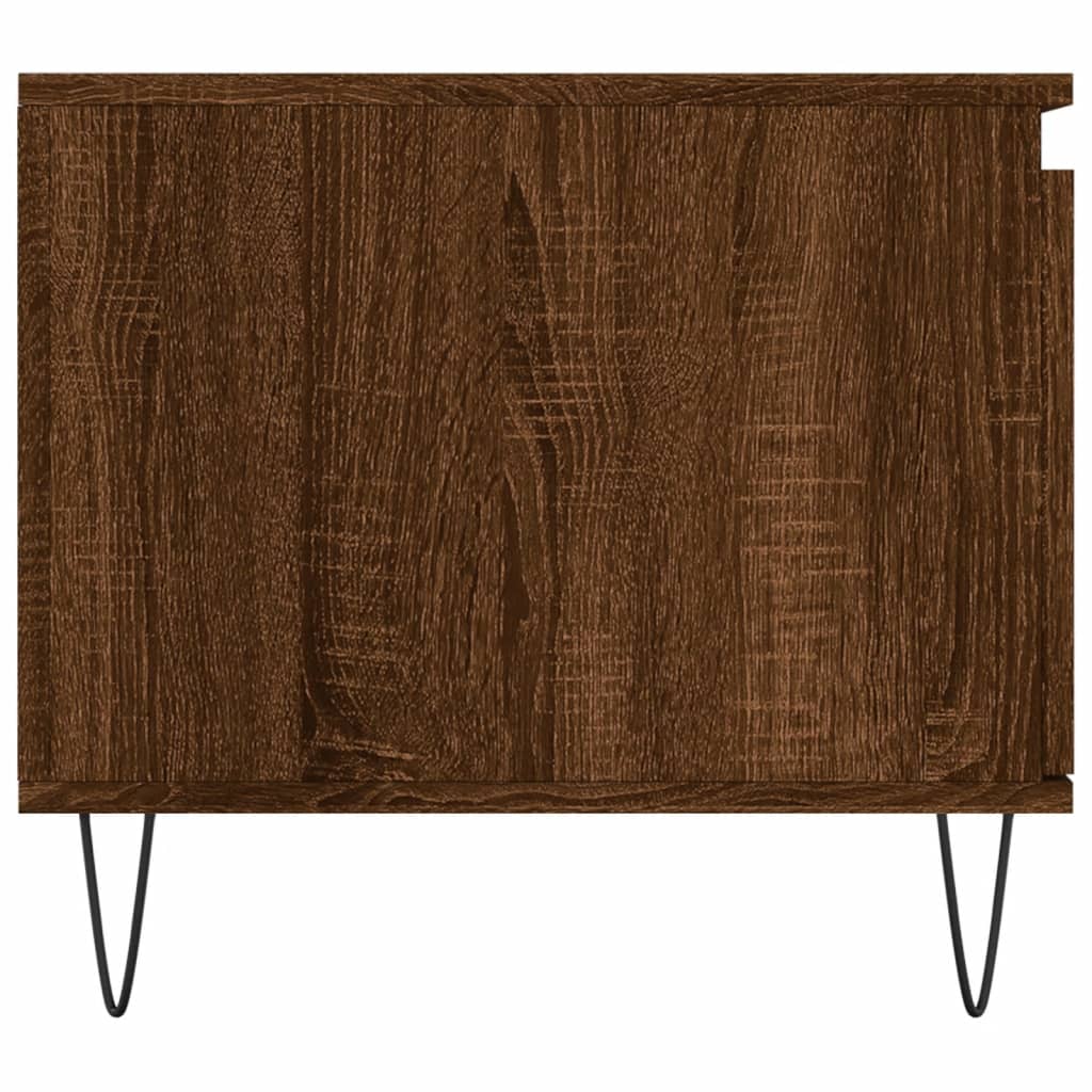 vidaXL Couchtisch Braun Eichen-Optik 100x50x45 cm Holzwerkstoff