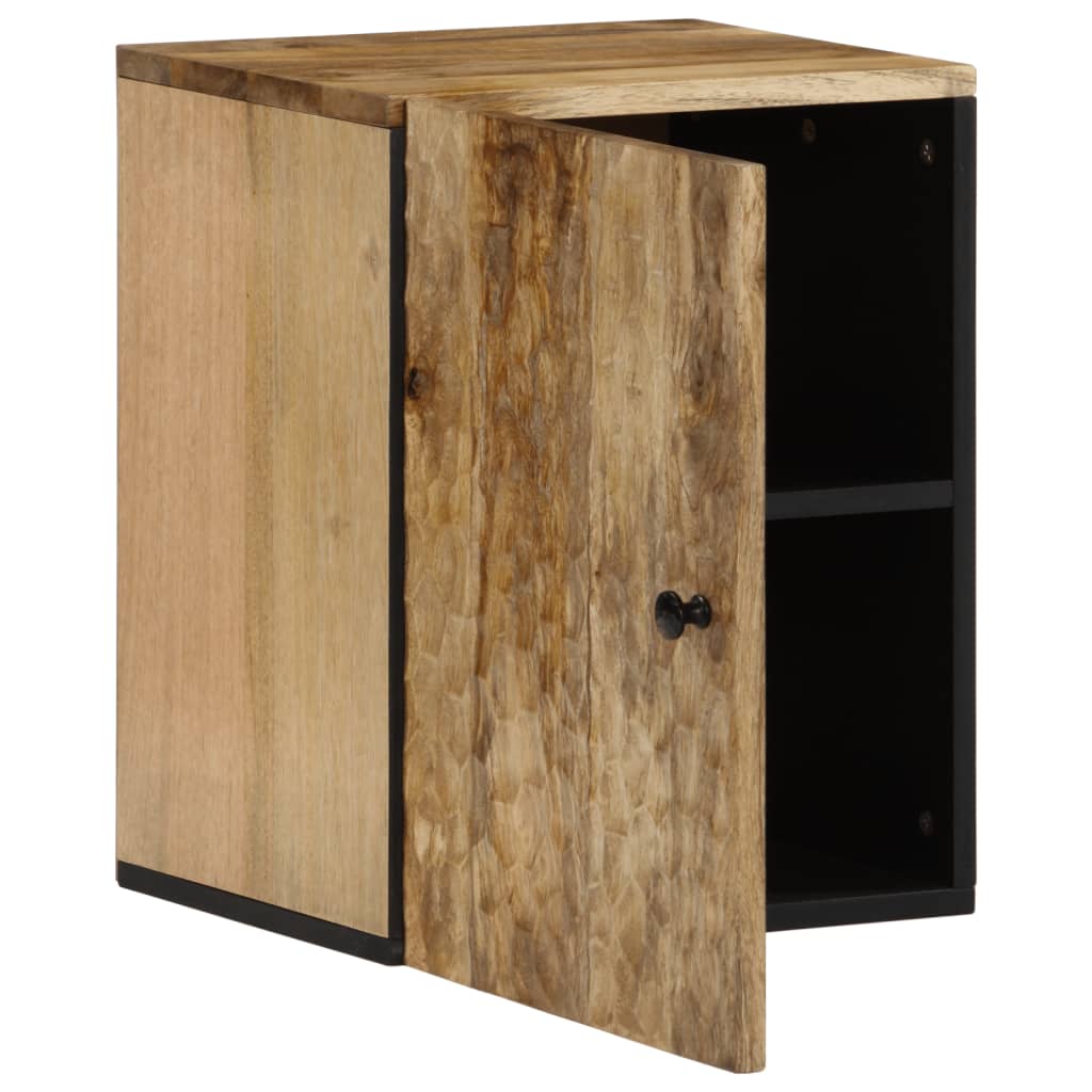 vidaXL Bad-Wandschrank 38x33x48 cm Massivholz Mango