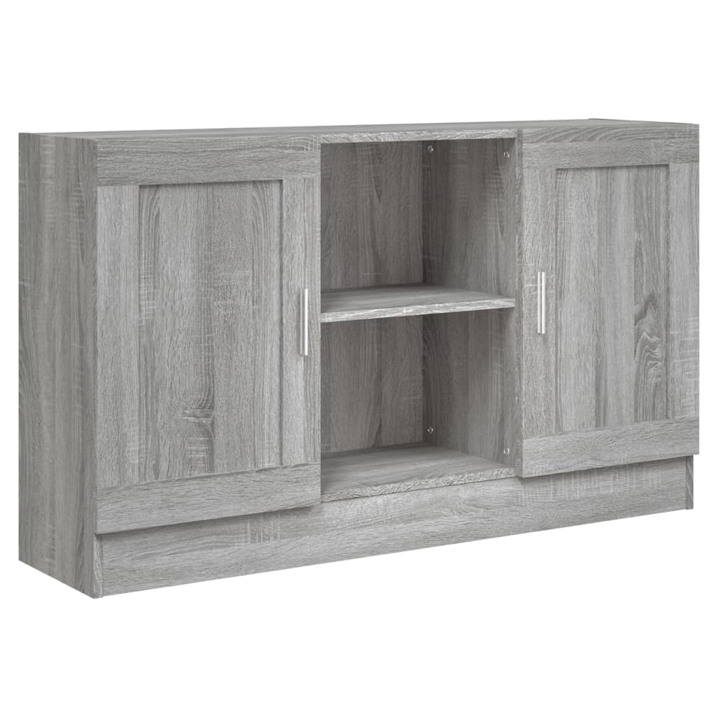 vidaXL Sideboard Grau Sonoma 120x30,5x70 cm Holzwerkstoff