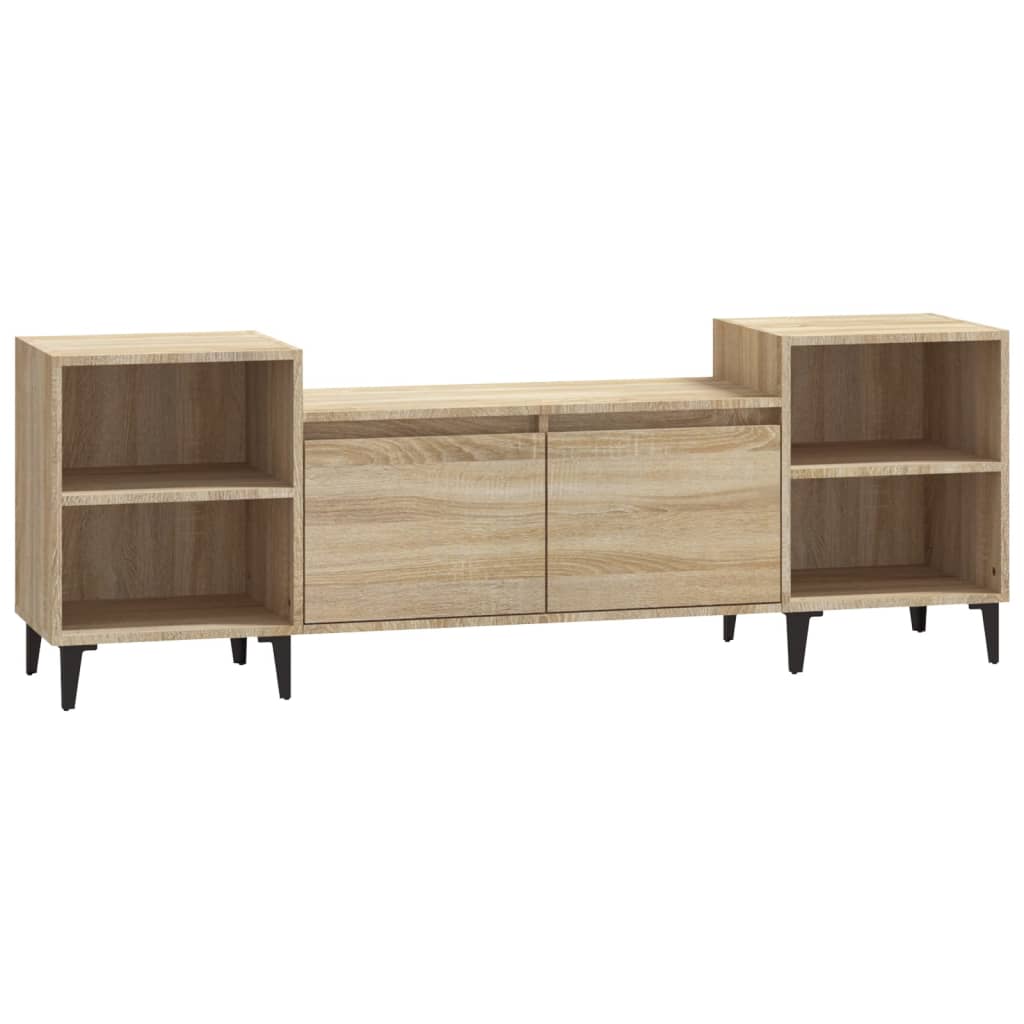 vidaXL TV-Schrank Sonoma-Eiche 160x35x55 cm Holzwerkstoff