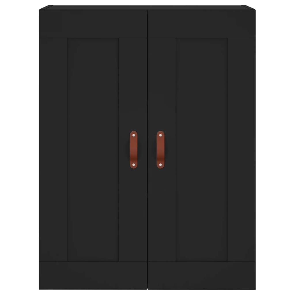 vidaXL Highboard Schwarz 69,5x34x180 cm Holzwerkstoff