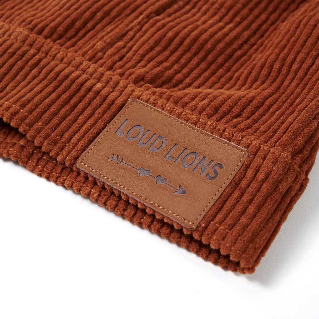 Kinderjacke Cord Cognac 128