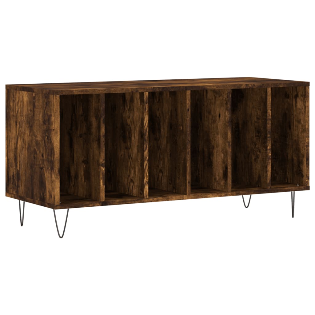 vidaXL Plattenschrank Räuchereiche 100x38x48 cm Holzwerkstoff