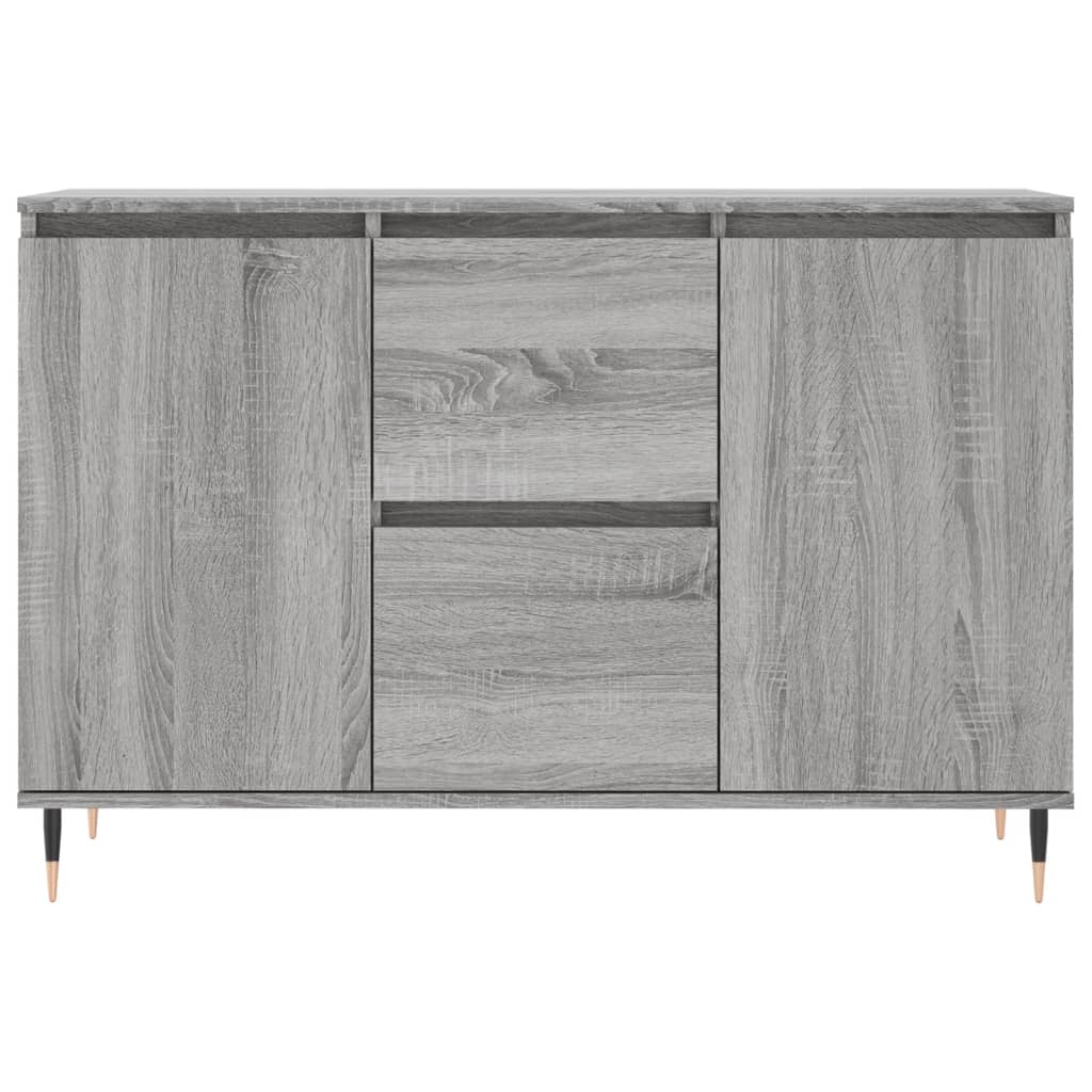 vidaXL Sideboard Grau Sonoma 104x35x70 cm Holzwerkstoff