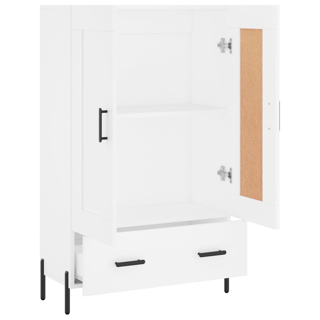 vidaXL Highboard Weiß 69,5x31x115 cm Holzwerkstoff