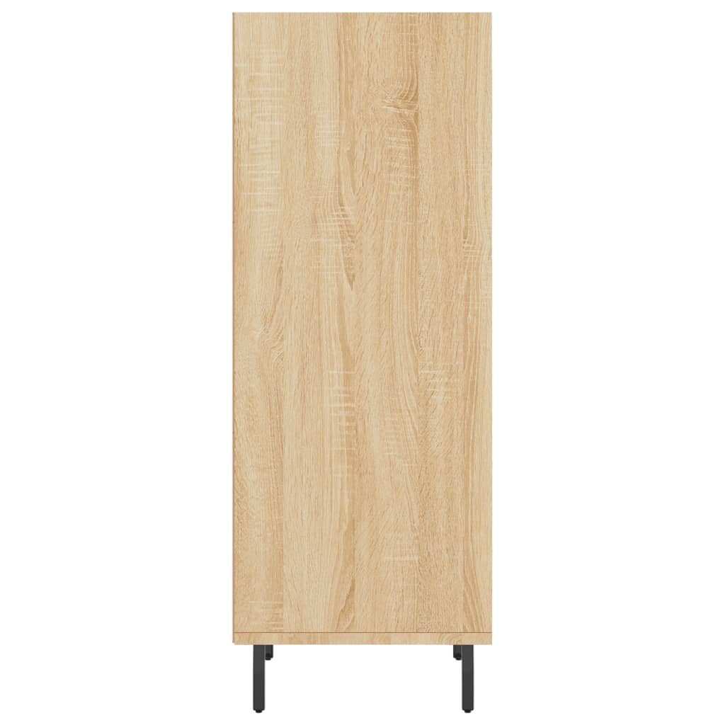 vidaXL Sideboard Sonoma-Eiche 34,5x32,5x90 cm Holzwerkstoff