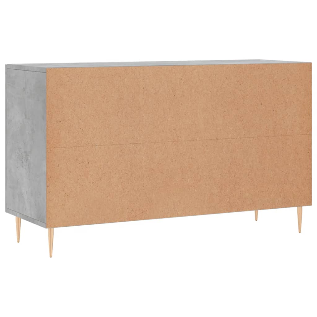 vidaXL Sideboard Betongrau 100x36x60 cm Holzwerkstoff