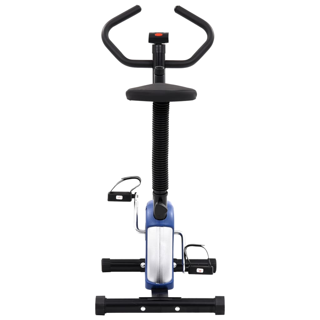 vidaXL Heimtrainer mit Riemenantrieb Blau