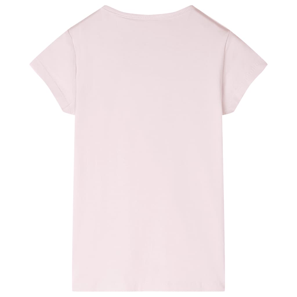 Kinder-T-Shirt Zartrosa 128