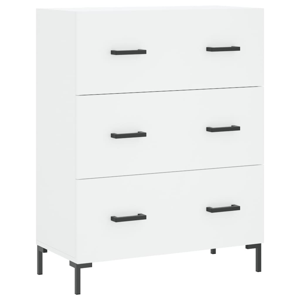 vidaXL Highboard Weiß 69,5x34x180 cm Holzwerkstoff