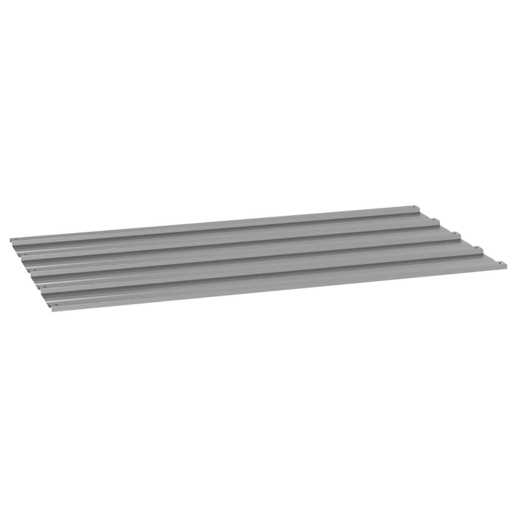 vidaXL Dachplatten 12 Stk. Rostig 80x44 cm Cortenstahl