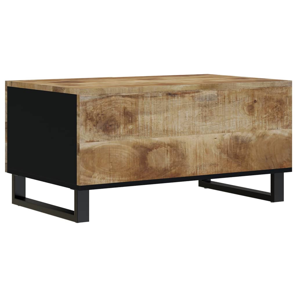 vidaXL Couchtisch 80x50x40 cm Massivholz Mango & Holzwerkstoff