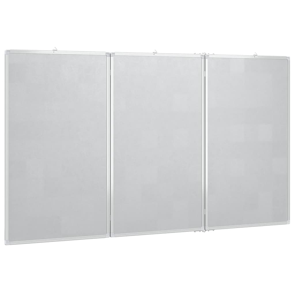 vidaXL Magnetisches Whiteboard Klappbar 120x100x1,7 cm Aluminium