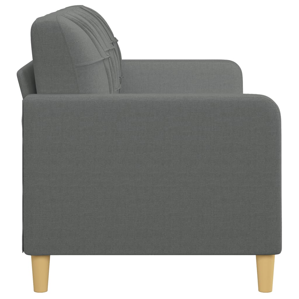 vidaXL B-Ware 3-Sitzer-Sofa Dunkelgrau 180 cm Stoff